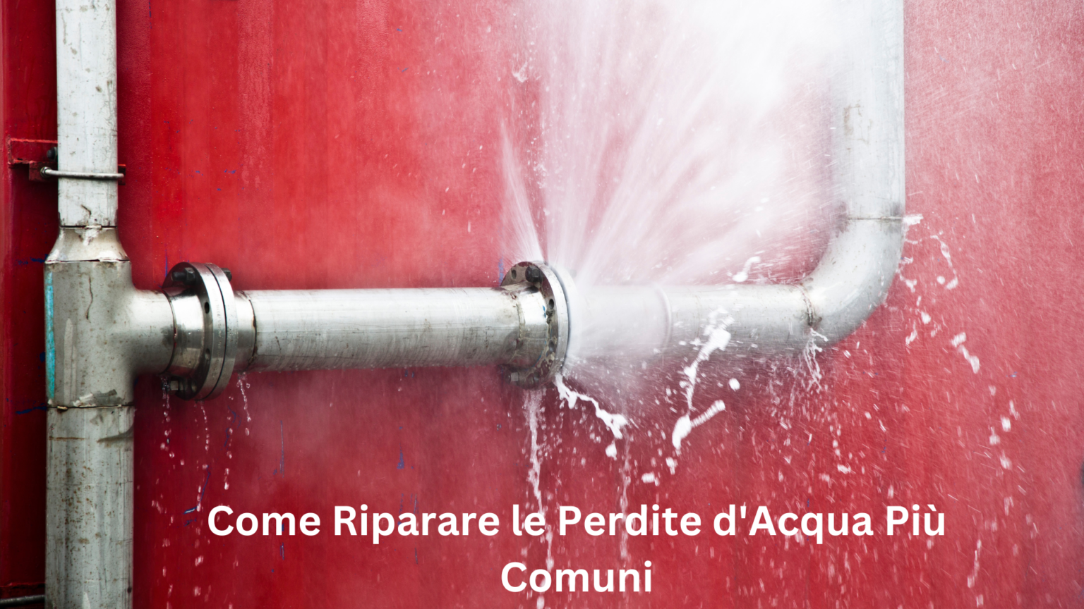 Come Riparare le Perdite d'Acqua Più Comuni