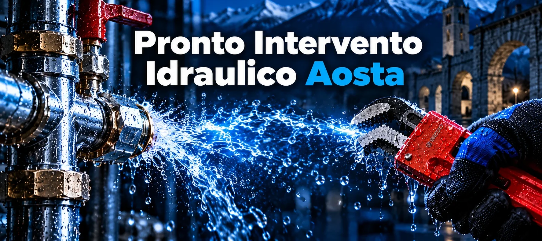 Pronto Intervento Idraulico Aosta - Chiama Subito 351 9494 610