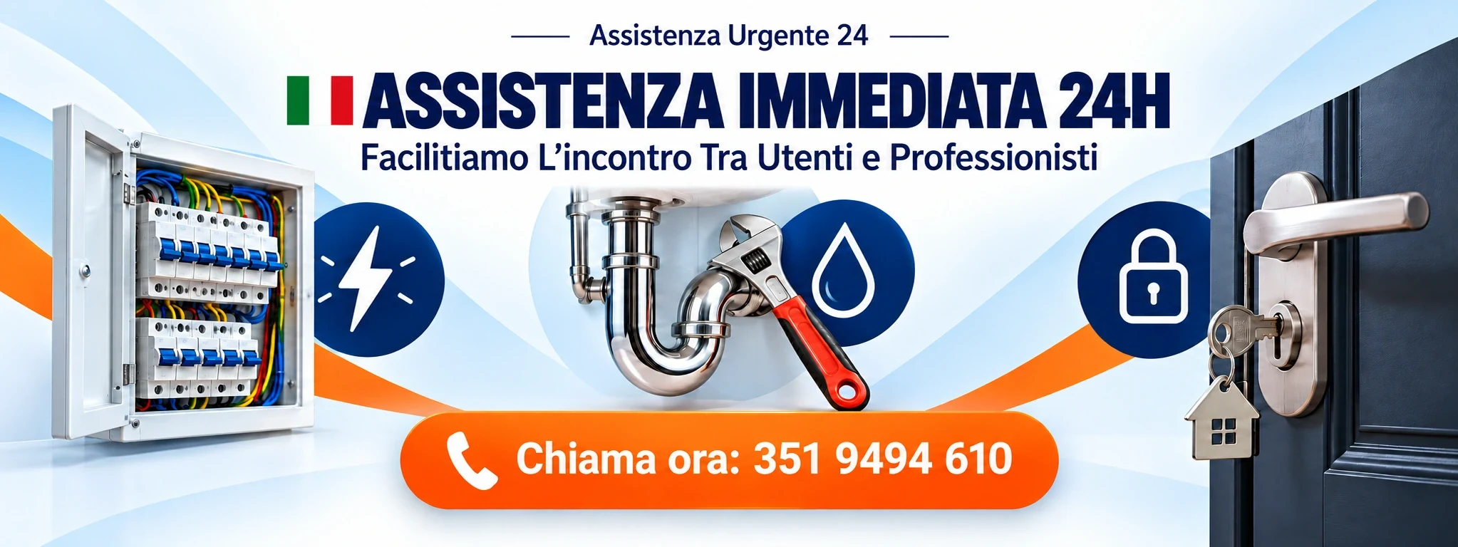 Assistenza Immediata 24H - Chiama ora 351 9494 610